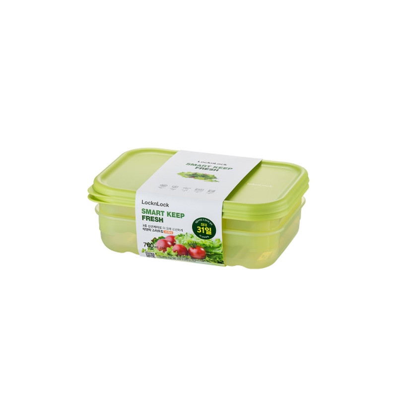 Hộp nhựa bảo quản thực phẩm LocknLock Smart Keep Fresh Food Container 760ml - HLE5300NS2, , large image number null